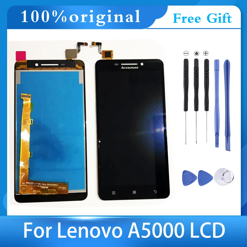 Для Lenovo A5000 ЖК дисплей с сенсорным экраном дигитайзер в сборе для запасные