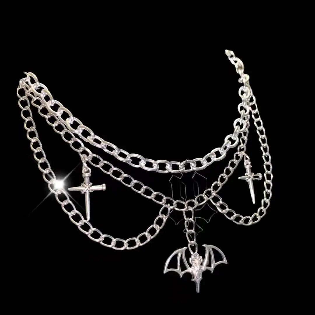 Женское Ожерелье-чокер в стиле хип-хоп