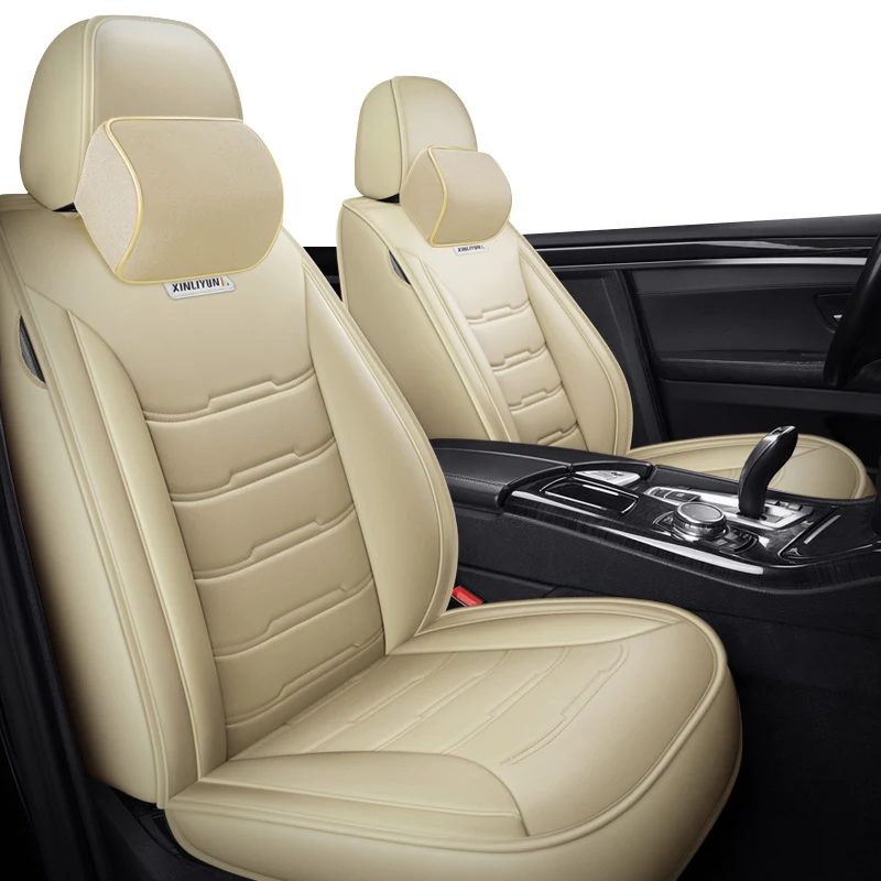 Кожаные чехлы для автомобильных сидений ZHOUSHENGLEE Skoda Octavia Fabia Superb Rapid Yeti Spaceback Joyste Jeti