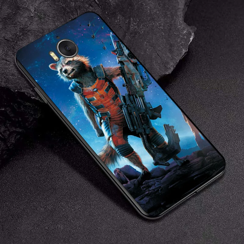 Honor 5A русский Y5 Y6 Чехол черный ТПУ для huawei Y5 Y6 Prime чехол для телефона s Rocket Shell для huawei Y7 Y5ii Y6ii сумки - Цвет: TPUBLK678