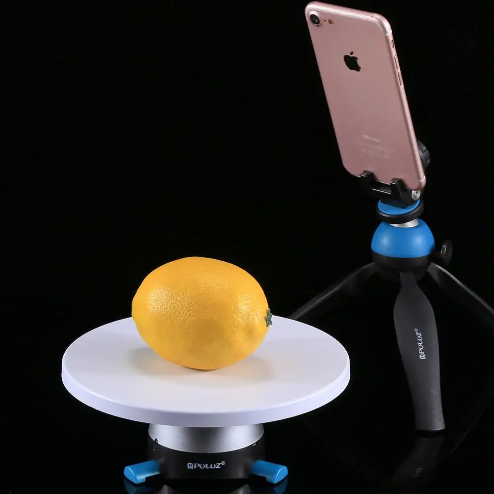 PULUZ 1/4 винтовой интерфейс круглый лоток совместимый с электронным вращением на 360