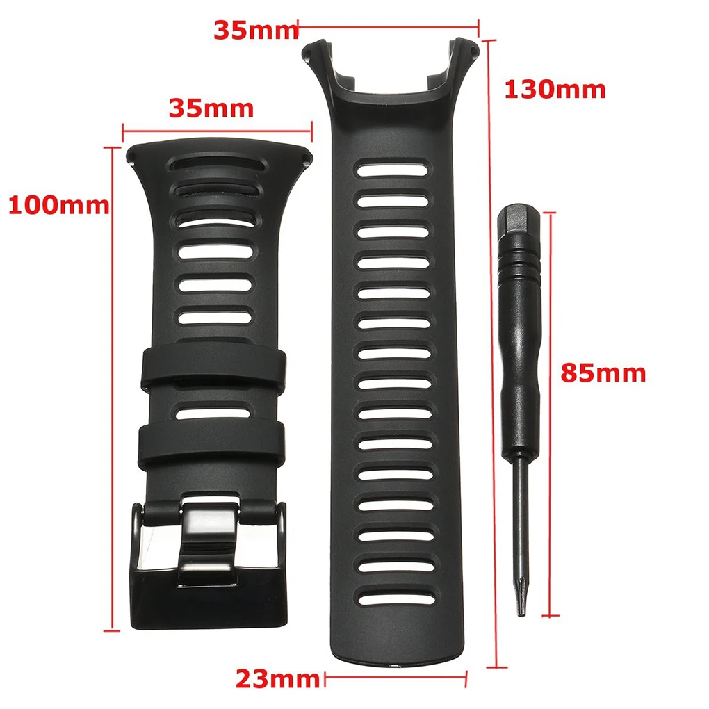 

Rubber Smart Watch Strap Replacement for Ambit 1 2 3 Smart Wristband Wrist Strap with Screwdriver Replace for SUUNTO Ambit 1 2 3
