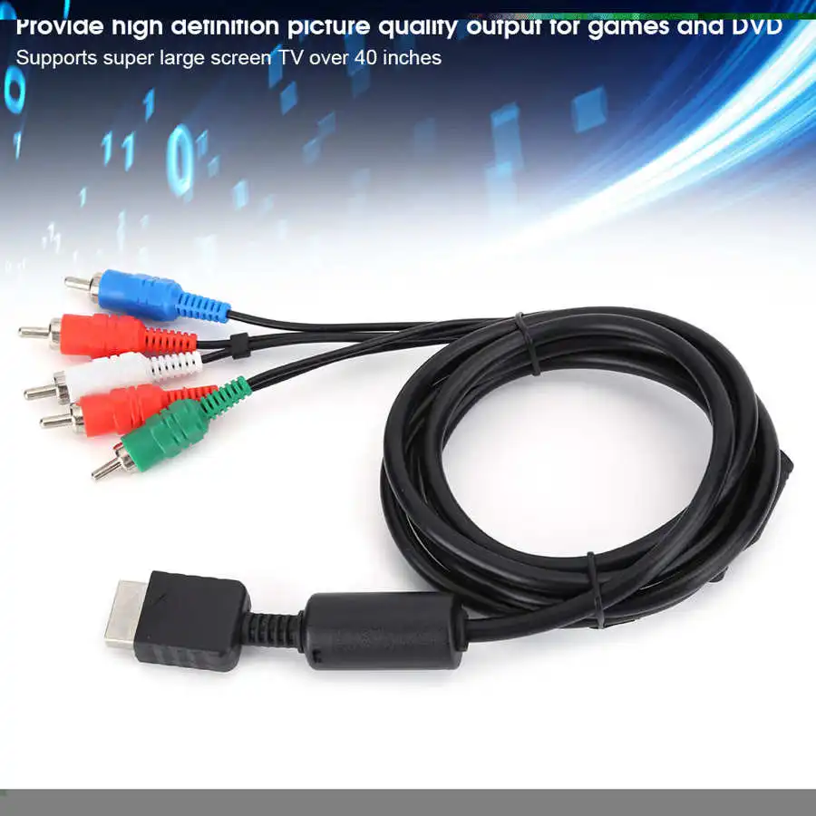 3 шт. видео кабель высокой четкости универсальная компонентная линия подходит