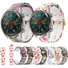 Ремешок силиконовый для наручных часов Huawei Watch GT 42 мм 46 мм, спортивный браслет для смарт-часов Huawei watch GT 2e GT2 46 мм, 22 мм