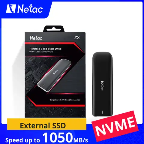 Внешний жесткий диск Netac NVME SSD 500 Гб SSD 1 ТБ M.2 SSD NVME 250 ГБ Портативный внешний твердотельный диск hd для ноутбука