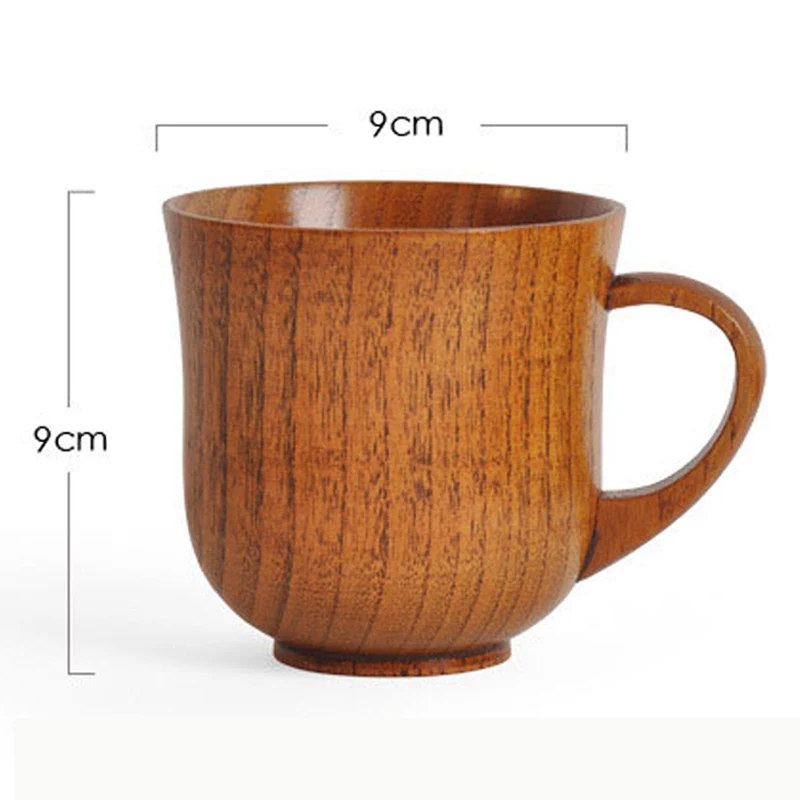 Деревянная кружка ручной работы для чая кофе деревянная пива чашка молока дома и