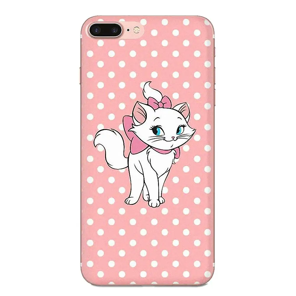 Розовый оригинальный термополиуретановый чехол Marie Cat для Galaxy Note 10 A10E A10S A20S A30S A40S