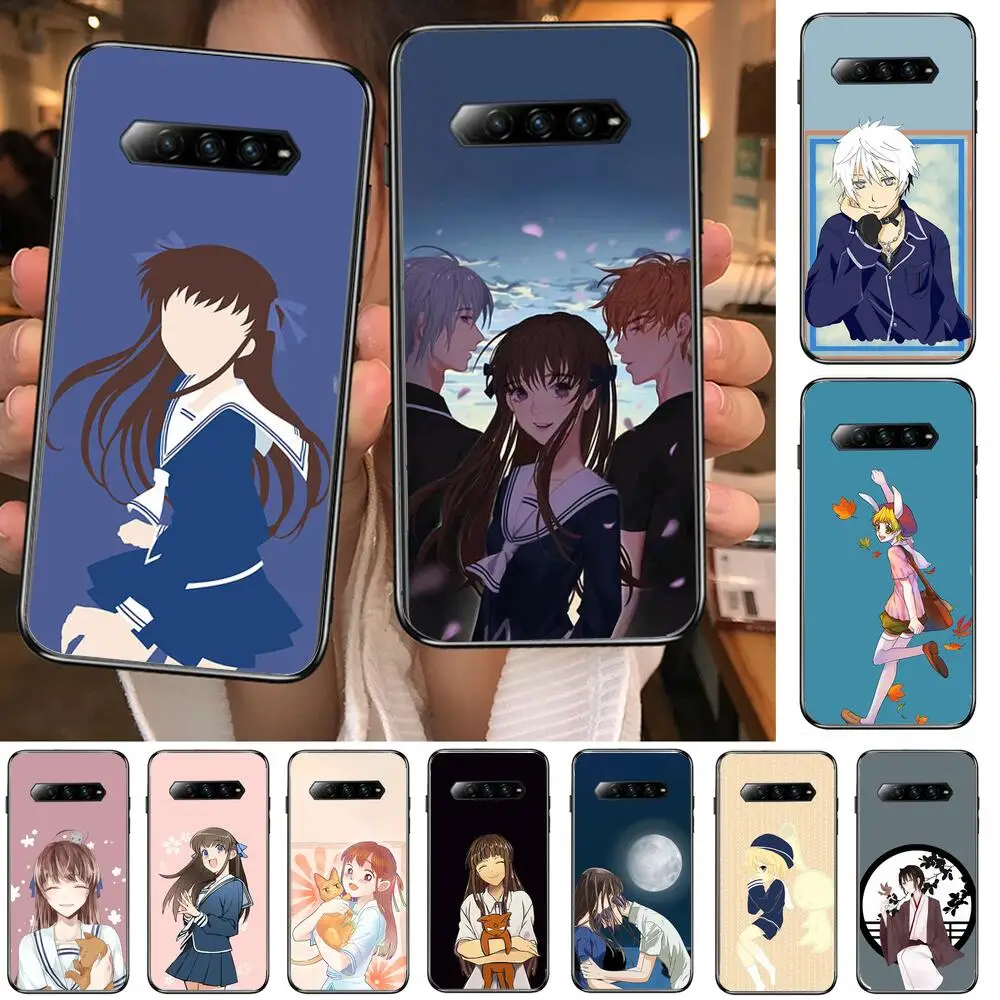 

anime Fruits basket Anime Phone Case For xiaomi redmi Black Shark 4 Pro 2 3 3s Cases Helo Black Cover Silicone Back Prett mini