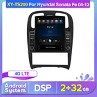 4G LTE RDS HD Вертикальный стиль Tesla экран Android автомобильное радио GPS-навигация мультимедийный плеер для Hyundai Sonata EF 2001-2012