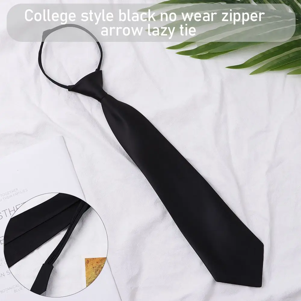 Фото Черный тонкий галстук аксессуары узкие галстуки | Аксессуары для одежды