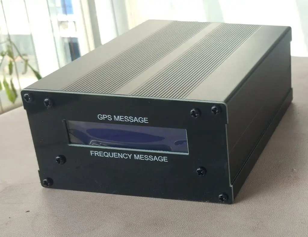 GPSDO-Reloj GPS, 10M, con pantalla LCD, referencia de sincronizaci&oacute;n de frecuencia-1