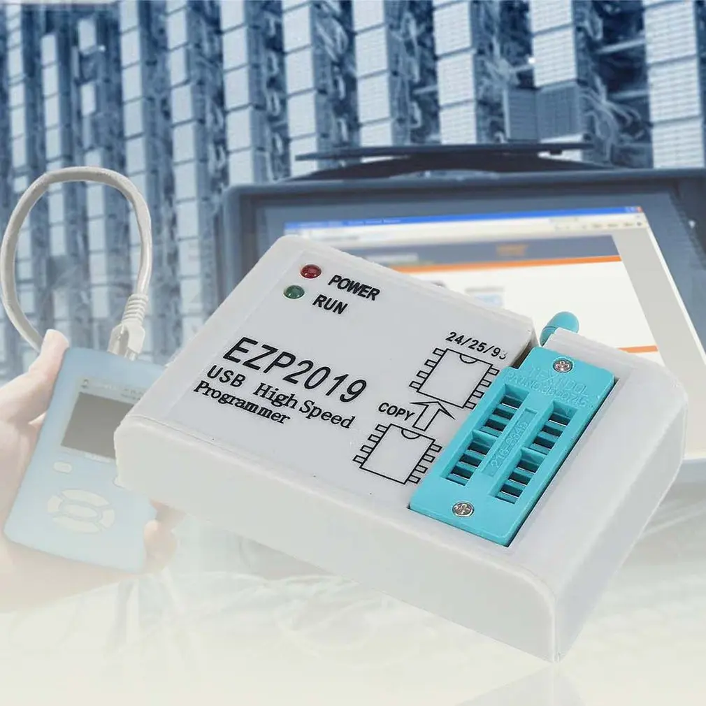 Высокоскоростной программатор SPI FLASH USB 2 0 EZP2019 24/25/93 bios 25T80 запись в автономном