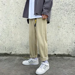 

Jeans men's trend fall feeling old daddy wild loose straight casual wide-leg trousers
