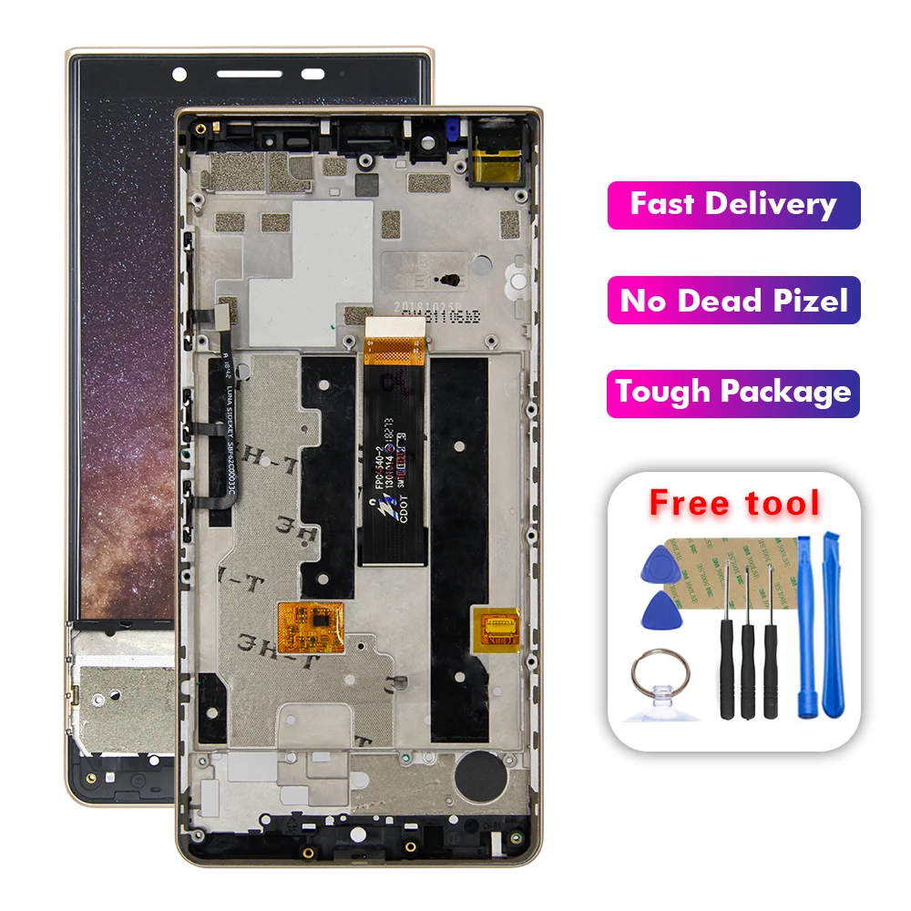 Для BlackBerry KEY2 LE ЖК-дисплей Дисплей кодирующий преобразователь сенсорного экрана в