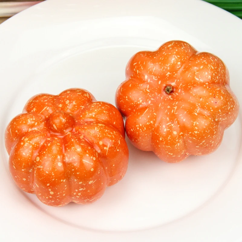 Имитация маленькой тыквы украшение на Хэллоуин Рождество тыква реквизит для