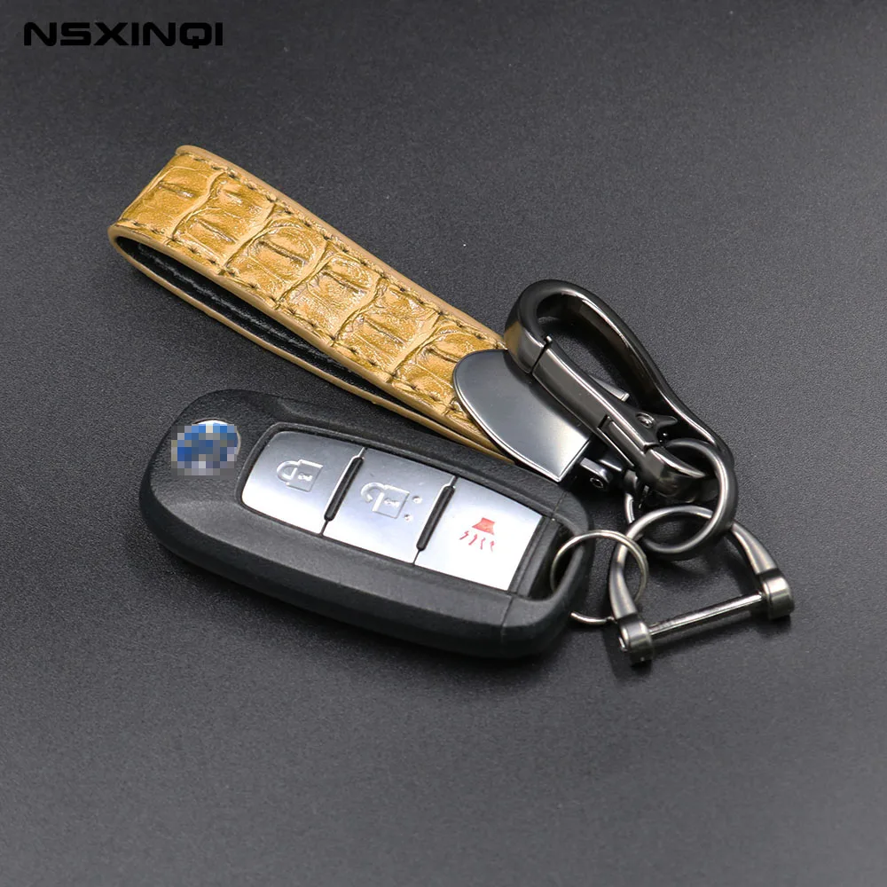 

1piece Fashion Men Woman Car Leather Keychain Car Key Holder Jewelry Creativity Gift CKC-06