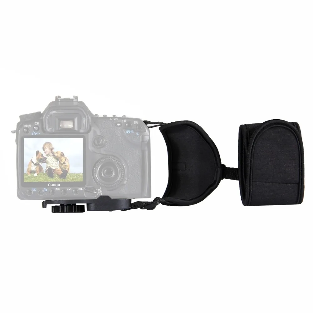 Memteq Мягкий неопреновый ремешок для рук DSLR камеры плечевой ремень с быстросъемным