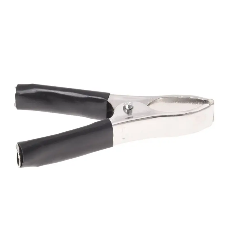 2 пары посеребренные изолированные Автомобильные батареи зажимы &quotкрокодил&quot