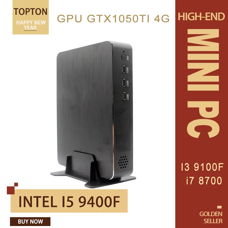 Игровой компьютер Intel i5-9400F i7 8700 i3 9100F i9 9900 Nvidia GTX1050 4 Гб процессор 2* DDR4 Max 64 Гб 2* HDMI 2,0 1* VGA 1* HDMI, DVI ПК