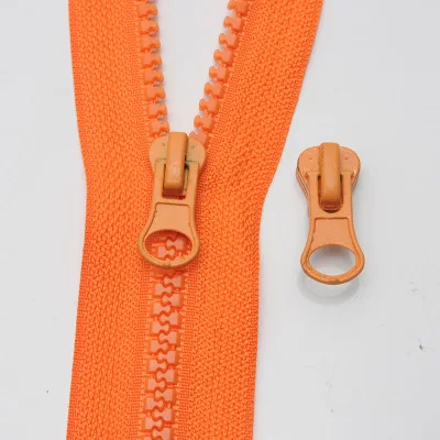 Orange Meetee 20 шт 5# Смола молния голова Толстая карамельный цвет молния тянуть слайдер DIY ремонт подушки одеяло сумки для кровати швейная одежда ZT005 - Цвет: Orange