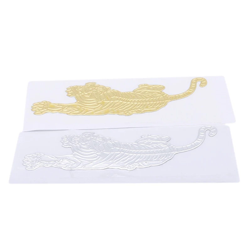 

Powerful Tiger Animal 3D Car Sticker Soft Glue Emblem Badge Sticker Car Styling Sticker Decal Waterproof Car Accessories