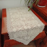 macrame table runner cotton crochet lace boho table runner for wedding party chirstmas home dining table decor