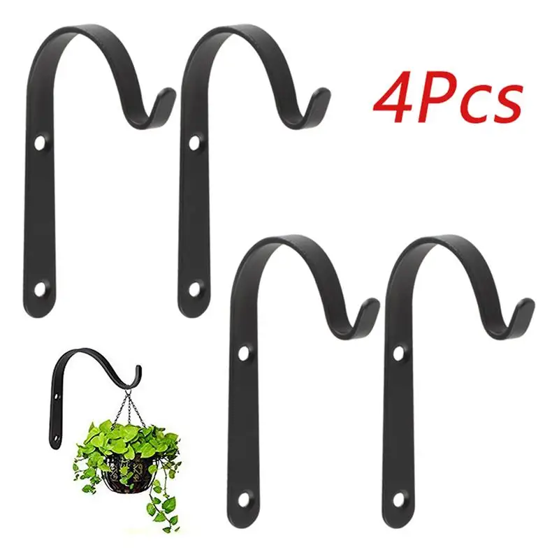 Настенная металлическая вешалка для растений декоративный кронштейн кормления