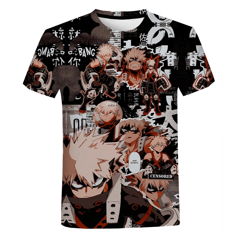 

My Hero Academia 3D Print T-shirt Anime Harajuku Streetwear Oversized T Shirt Men Women Hip Hop Fashion Casual Cool Tee Tops