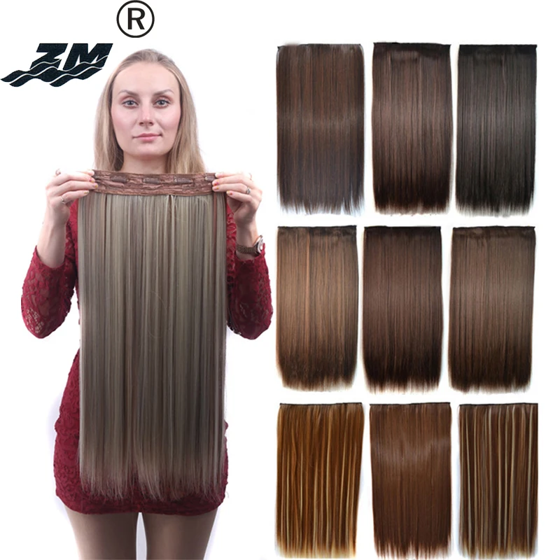 24 дюйма длинные волосы Омбре шелковистые прямые высокотемпературные