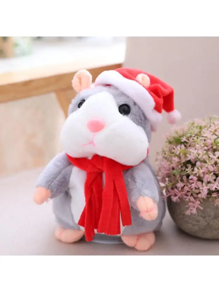 

Talking hamster repeats what you said imitating pet plush toys