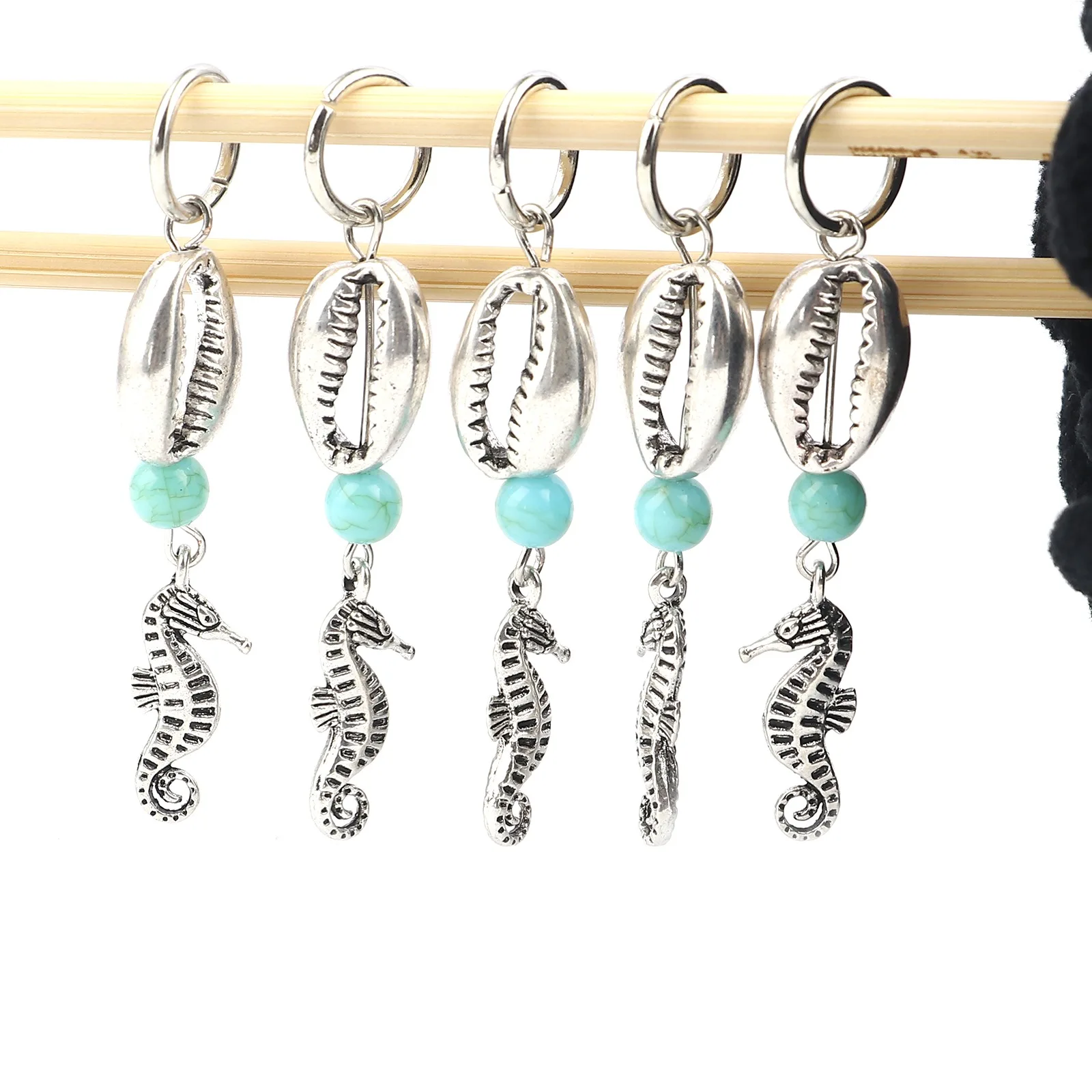 

Knitting Stitch Markers Antique Silver Color Crochet Lock Row Counter Needlework Accessories DIY Sewing Supplies Muti-Styles