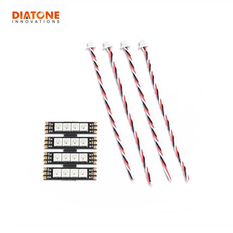 4 шт. Diatone MAMBA SW401 SW601 601 силовой светильник плата расширения 5 в красочный силовой светодиодный светильник для Mamba F722S Радиоуправляемый Дрон