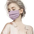 Маска для лица для взрослых с цветочным принтом, 3 слойная маска для лица, однотонная маска для косплея, маска для лица с милым принтом для мужчин и женщин, маска