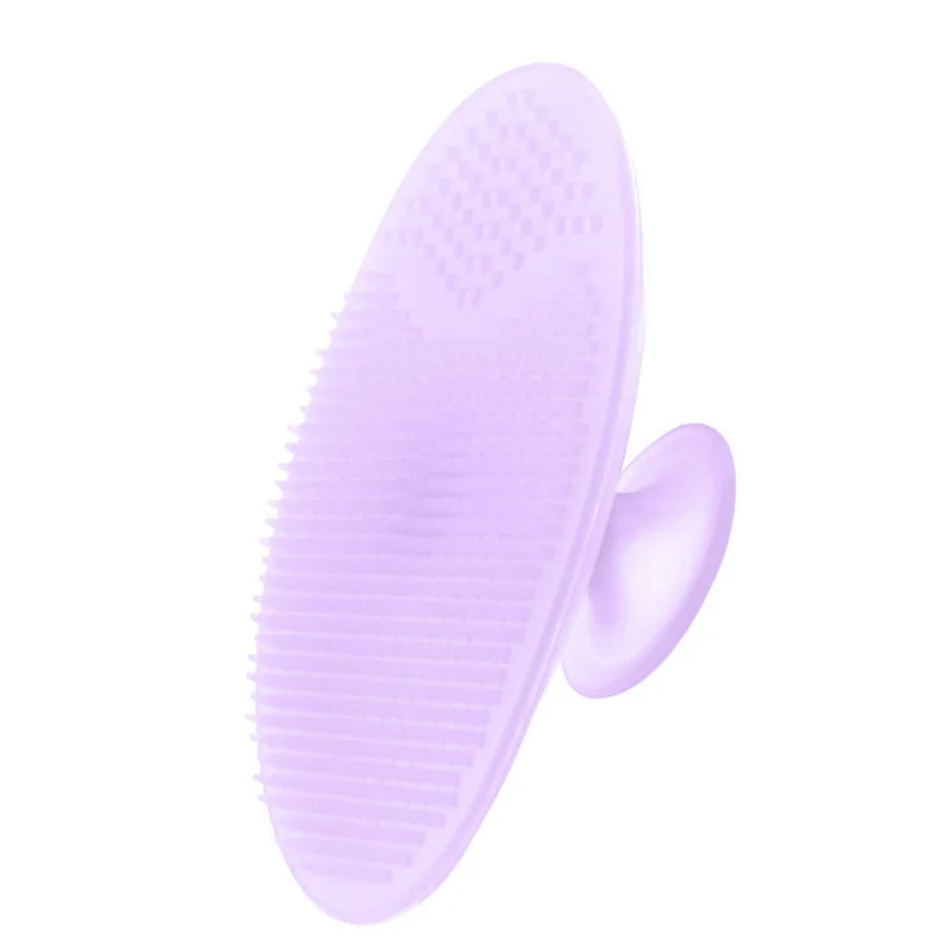Purple-3pcs 3 шт. Новое поступление силиконовый коврик для мытья красоты Отшелушивающий, для лица кисть для очистки дица инструмент Мягкая глубокая чистка - Цвет: Purple-3pcs