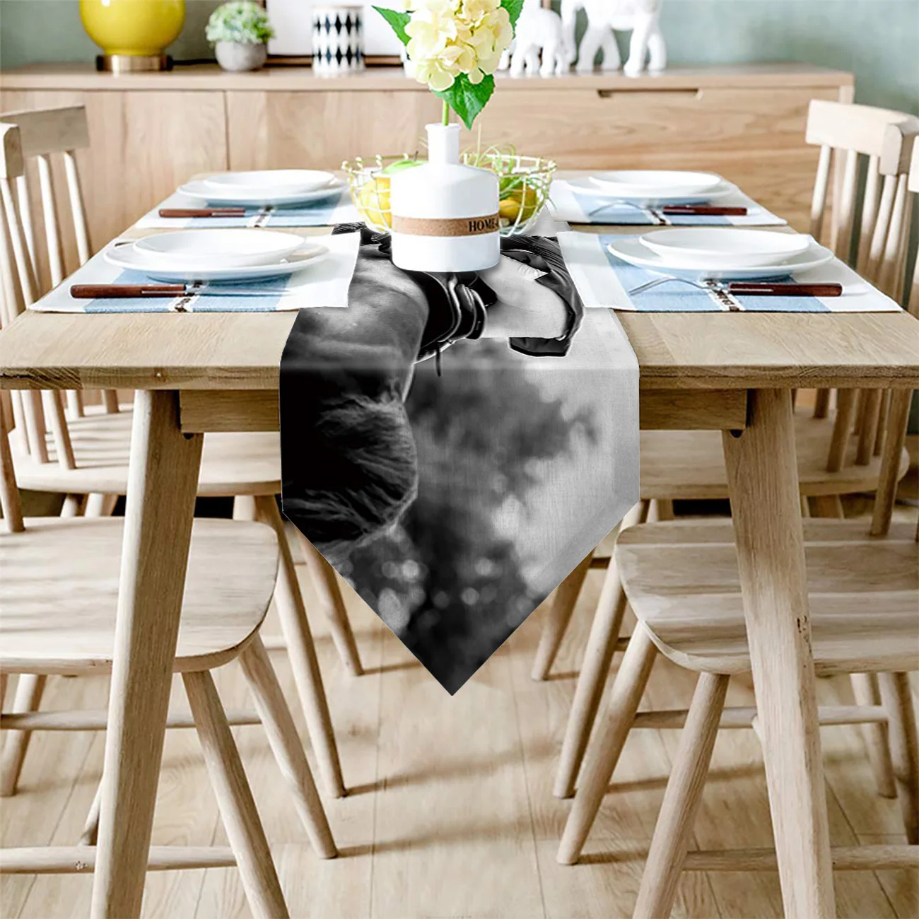 Конный конкурс настольная дорожка Настольный Флаг украшения для домашней