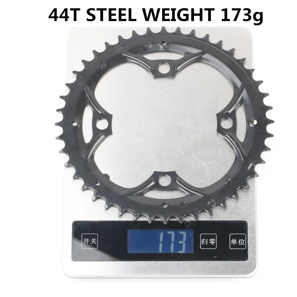 Круглая цепь MTB горный велосипед 104BCD 22T 24T 32T 34T 38T 42T 44T шатуны стали алюминиевый сплав зубная пластина запчасти