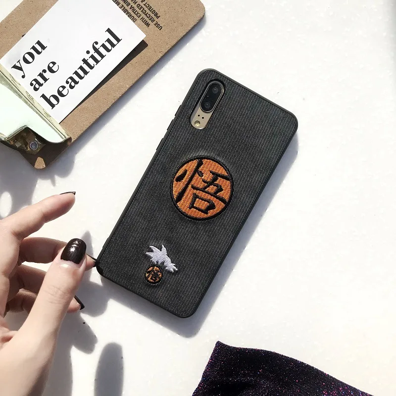 Чехол для телефона с вышивкой из мультфильма huawei P20 Pro Dragon Ball чехол NOVA 2S 3 3i Мягкий