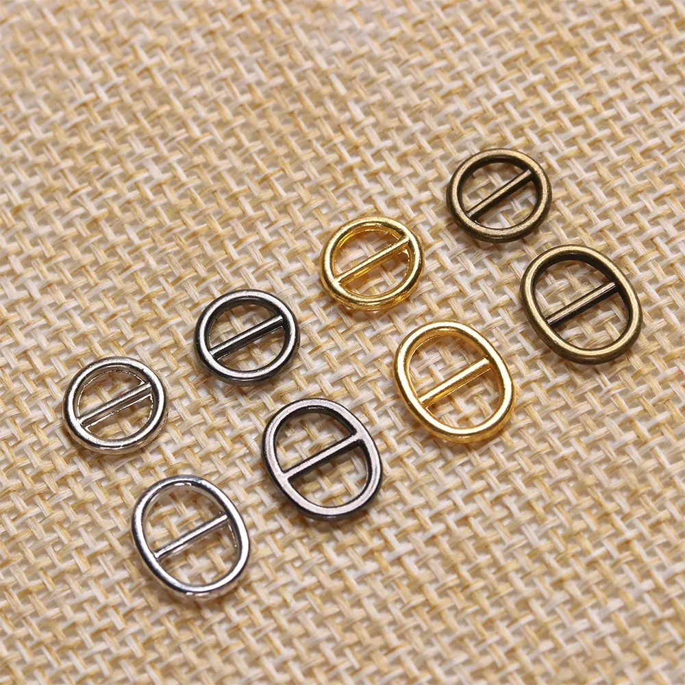 20/40 шт. Новинка 5 мм/6 мм мини-ремень ButtonsUltra-small Tri-glide DIY Пряжка для кукол 4 цвета