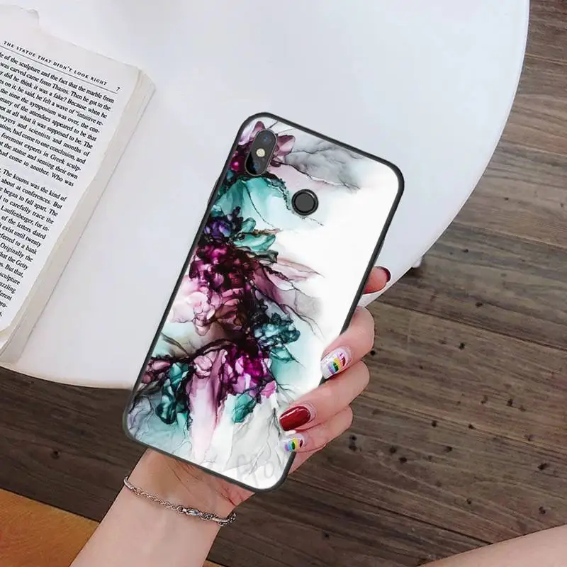 

Dark Blue Marble Pattern Phone Case For Xiaomi Redmi note 7 8 9 t max3 s 10 pro lite