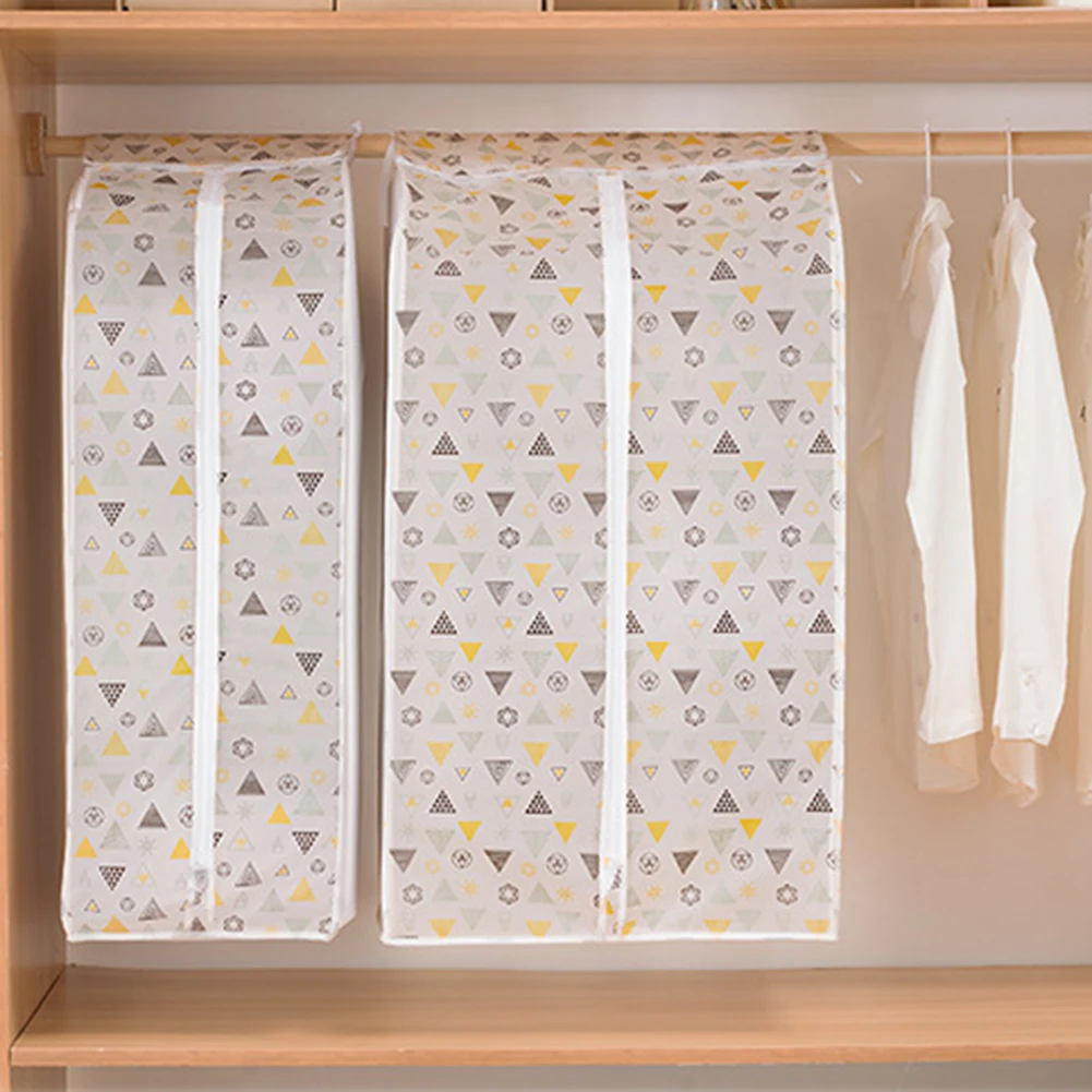 

Dustproof Cover Clothes Hanging Garment Bag Clothes With Full Zipper For Home Bedroom Closet Storage Accessories Tools