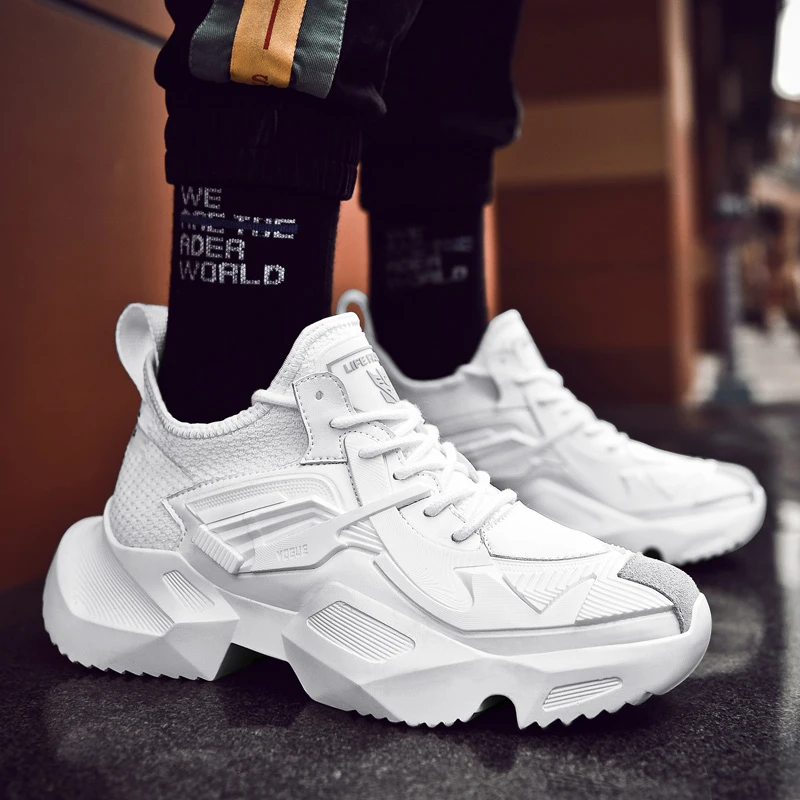 

Кроссовки мужские повседневные, модная обувь, увеличивающая рост, осень 2021