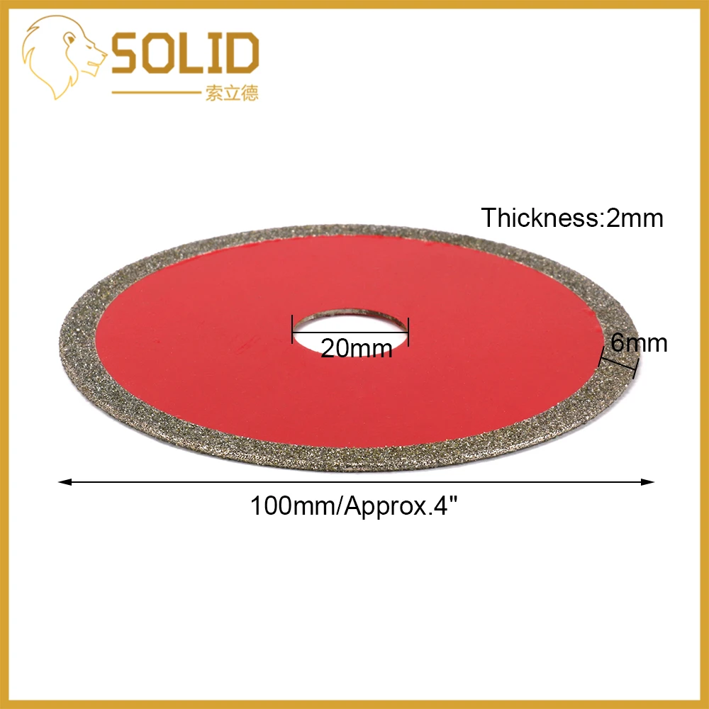

Diamond Saw Blade 100mm Granite Stone Cutting Disc for Granite Cutter Bore 20mm Thickness 2.0mm