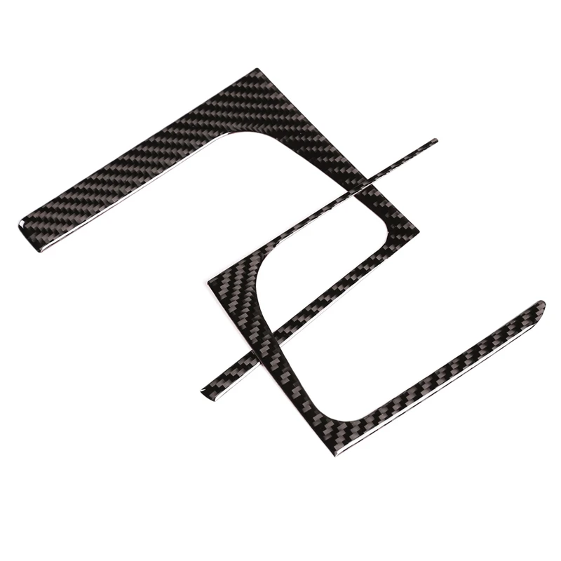 

2Pcs Carbon Fiber ABS Air Conditioner Side Air Outlet Trim Cover Decoration Stickers for Toyota Highlander 2015-2018