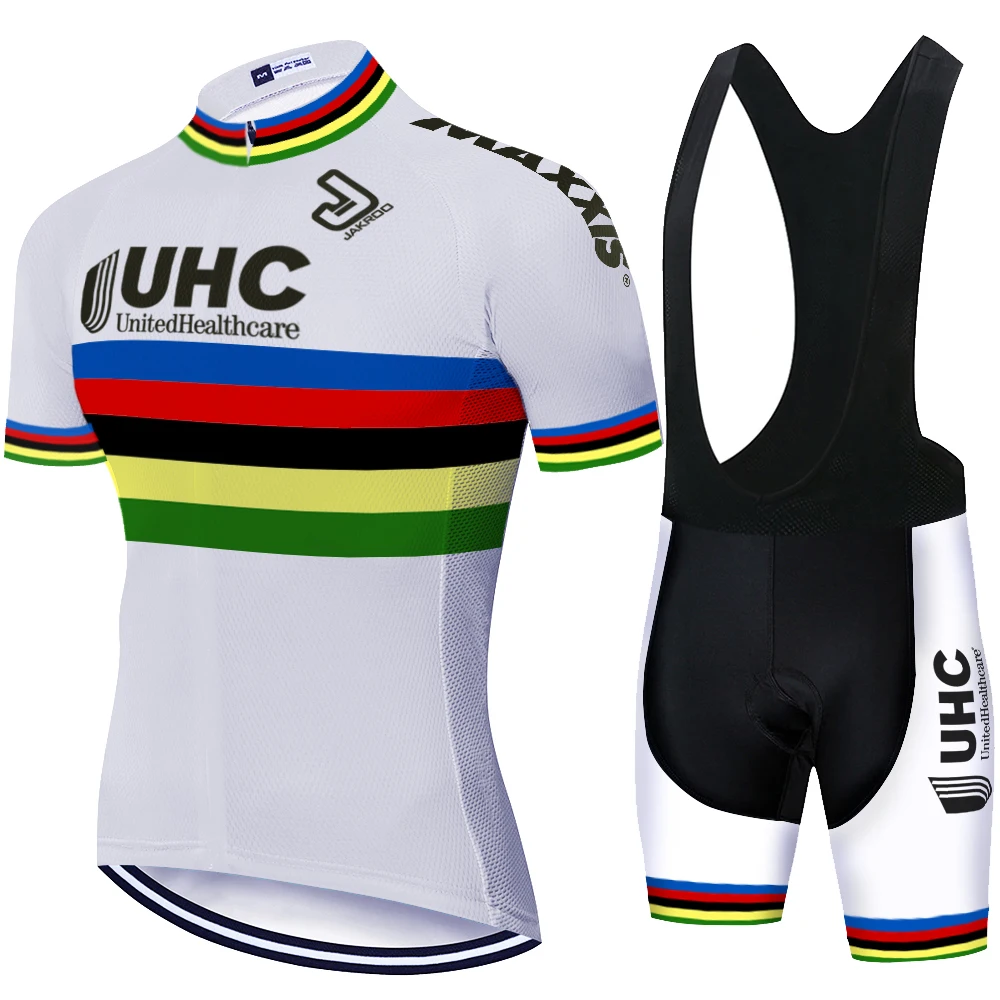 Велосипедная команда UHC 2020 Джерси велосипедные шорты костюм быстросохнущая