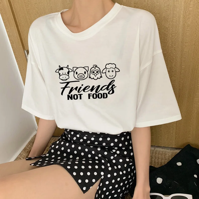 Эффектная женская футболка с надписью «Vegan Love», «Save The Bees», короткий рукав, Ulzzang, винтажная уличная одежда в стиле Харадзюку, графические футболки, топы больших размеров