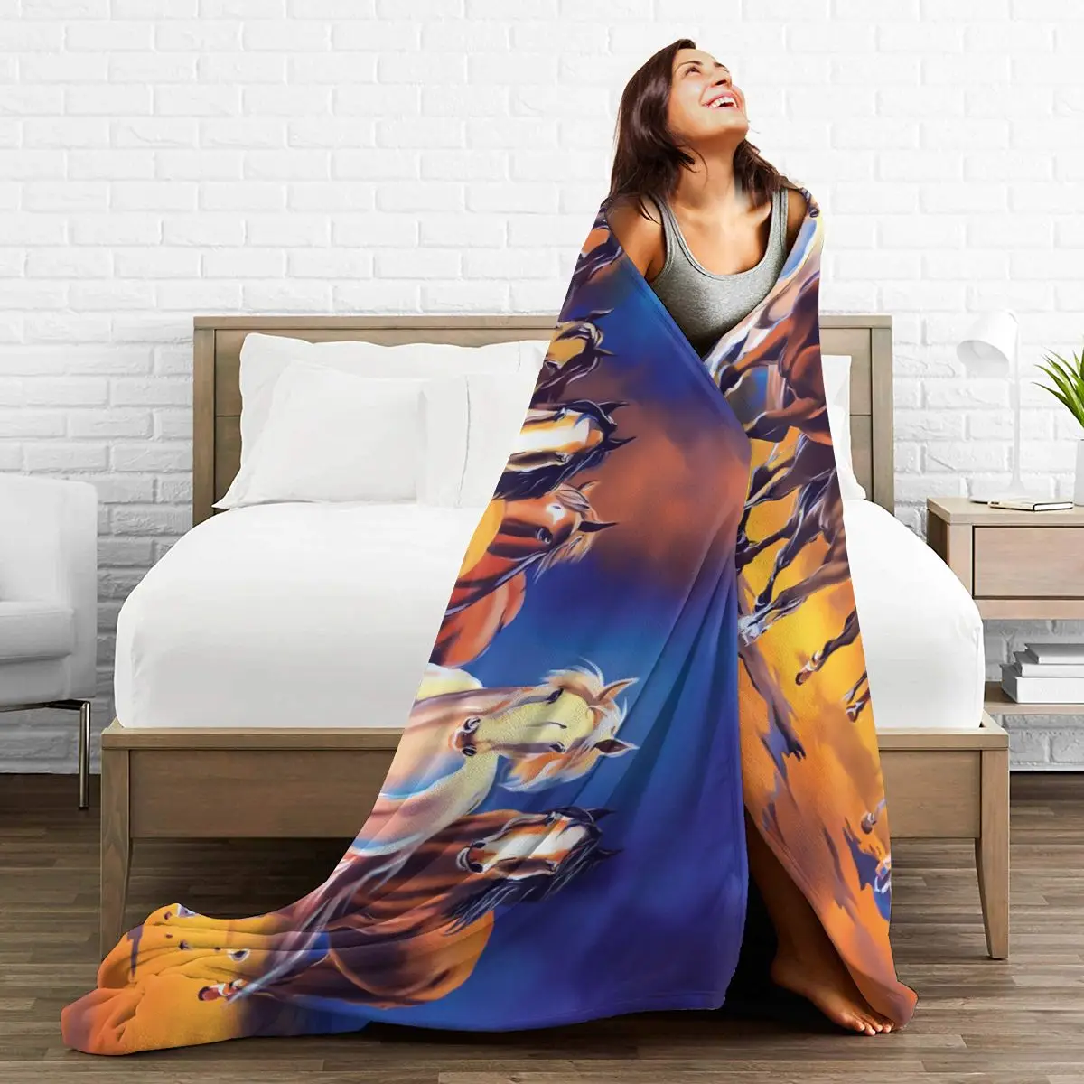 

3D Cartoon Sherpa Blanket Warm Super Soft Flannel Office Nap Bedspread Sofa Bedding Plush Quilt Plaids 295771223