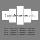 Картина по заказу, 5 панелей, холст, семейное фото, аниме, пейзаж, пейзаж, юбилей, групповая живопись, художественные плакаты и принты