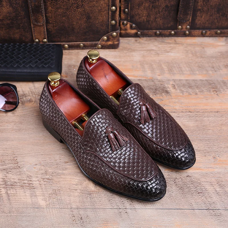 Новинка 2019 мужские лоферы с кисточками итальянские классические туфли мокасины