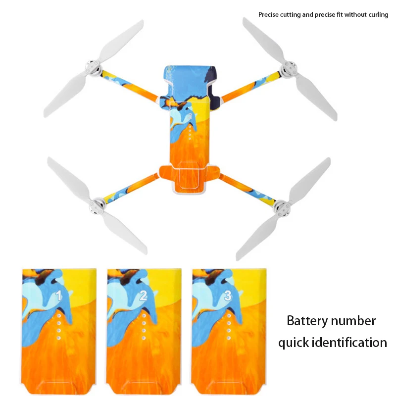 PVC Waterproof Sticker For XIAOMI FIMI X8 SE Drone Body Shell Protection Skin Quadcopter Camera Accessories Removable | Электроника