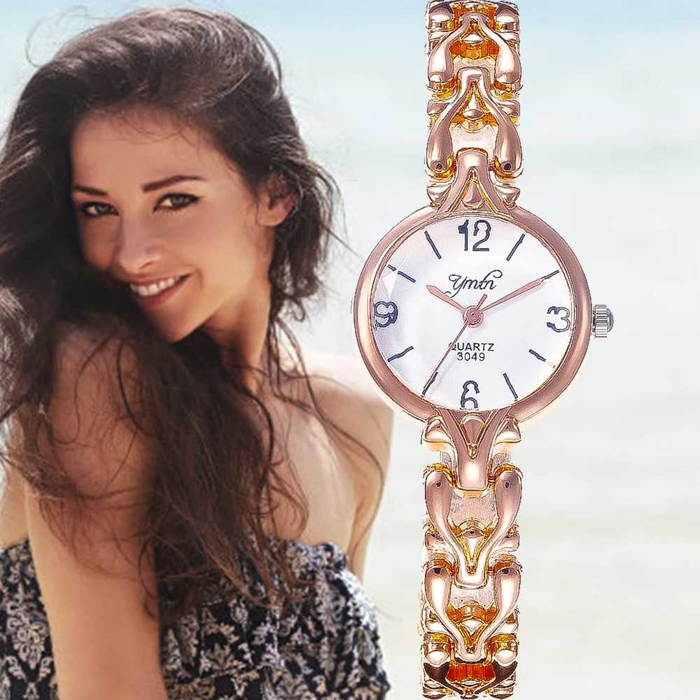 

Часы женские кварцевые, серебристые, золотистые, с ремешком